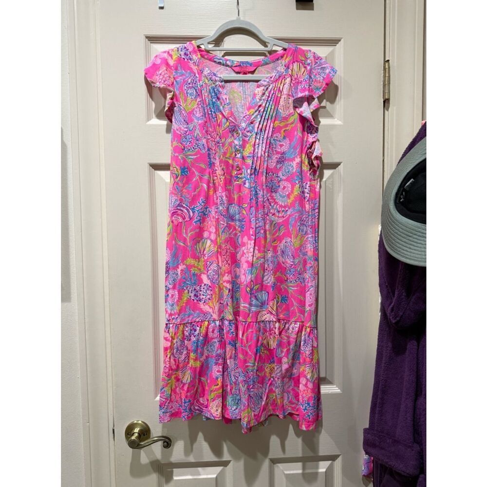 Lilly Pulitzer Pink Multicolor Floral Dress